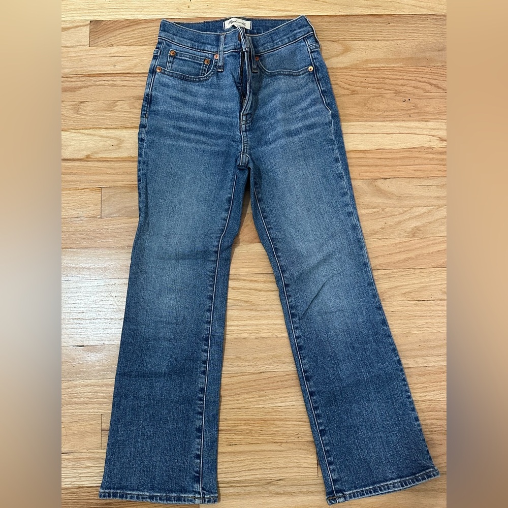 Madewell Blue Jeans - Cali Demi Boot
